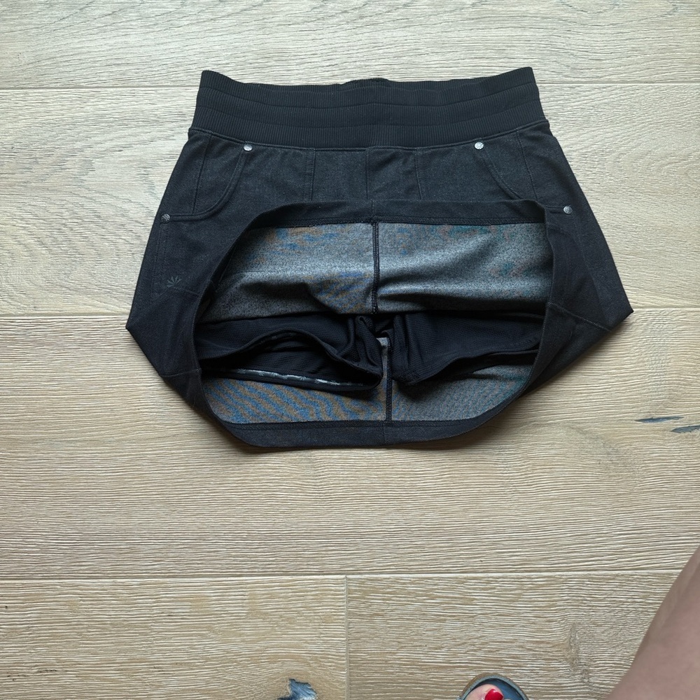 Athleta Black Skirt with built in shorts - Picture 3 of 6